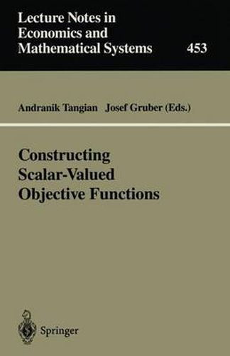 Cover image for Constructing Scalar-Valued Objective Functions