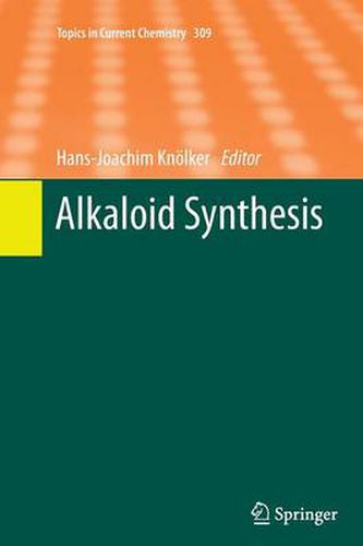 Cover image for Alkaloid Synthesis