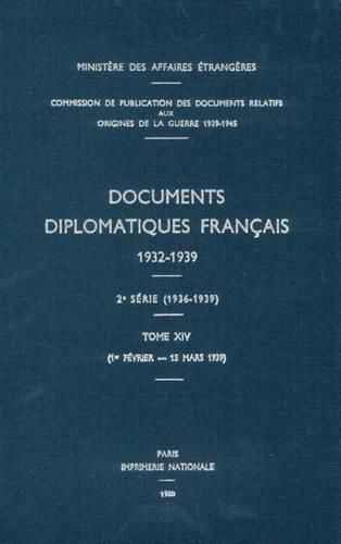 Cover image for Documents Diplomatiques Francais: 1939 - Tome I (1er Fevrier - 15 Mars)