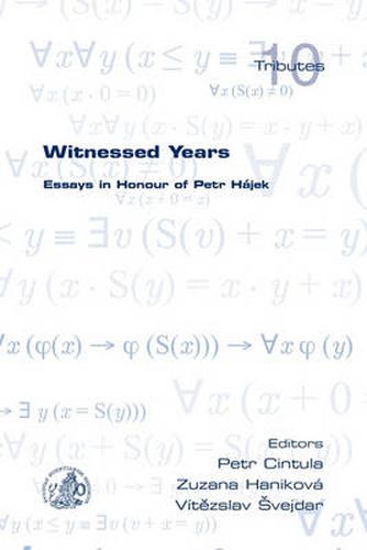 Cover image for Witnessed Years: Essays in Honour of Petr Hajek