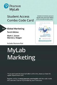 Cover image for Mylab Marketing with Pearson Etext -- Combo Access Card -- For Global Marketing