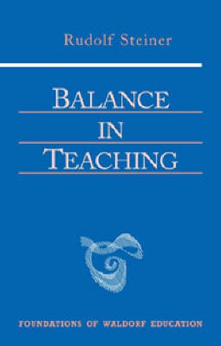 Cover image for Balance in Teaching