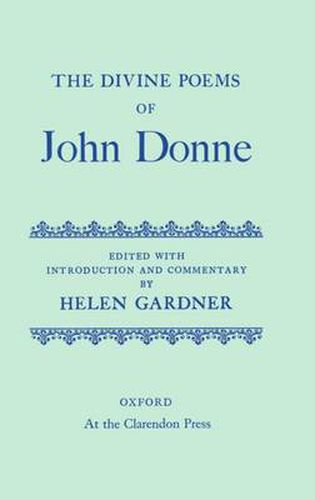 Cover image for The Divine Poems of John Donne