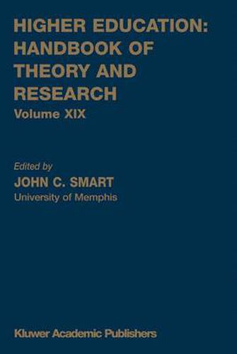 Cover image for Higher Education: Handbook of Theory and Research: Volume XIX
