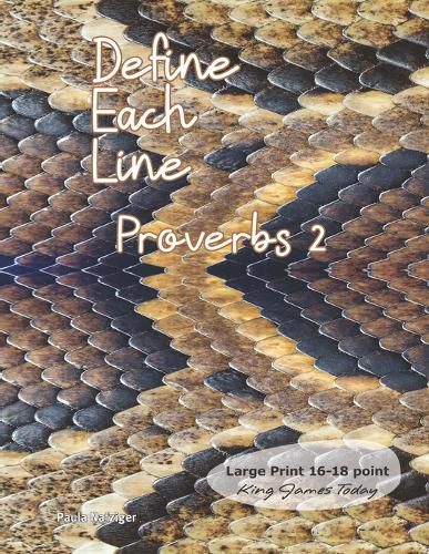 Cover image for Define Each Line Proverbs 2