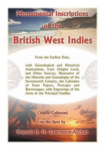 Cover image for Monumental Inscriptions of the British West Indies