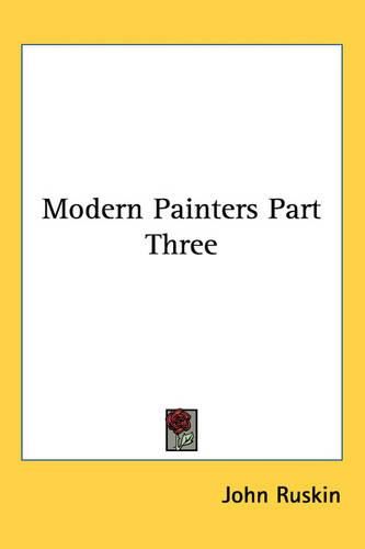 Cover image for Modern Painters Part Three