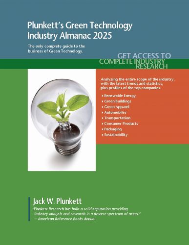 Cover image for Plunkett's Green Technology Industry Almanac 2025