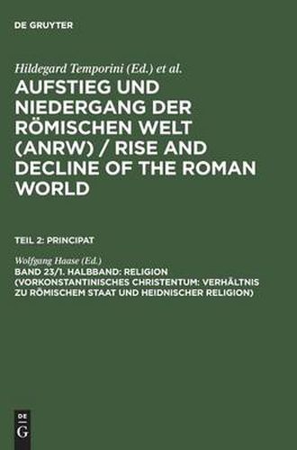 Cover image for Religion (Vorkonstantinisches Christentum: Verhaltnis zu roemischem Staat und heidnischer Religion)