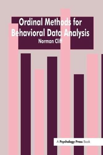 Cover image for Ordinal Methods for Behavioral Data Analysis