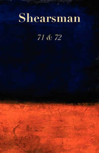 Cover image for Shearsman 71 and 72