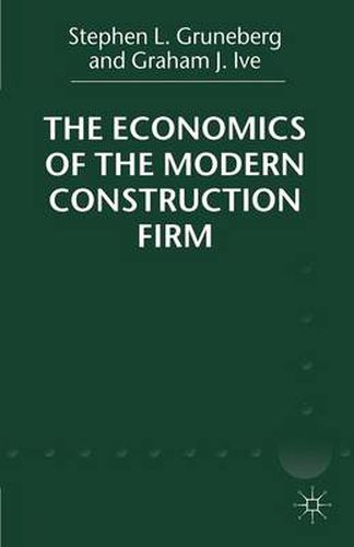 Cover image for The Economics of the Modern Construction Firm