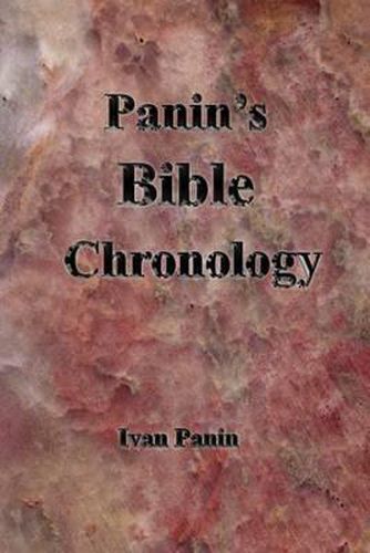 Cover image for Panin's Bible Chronology