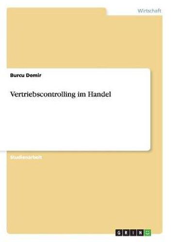 Cover image for Vertriebscontrolling im Handel