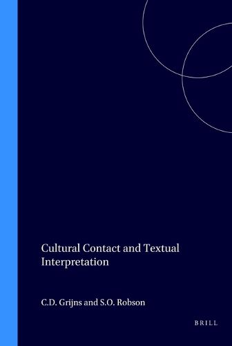 Cover image for Cultural Contact and Textual Interpretation