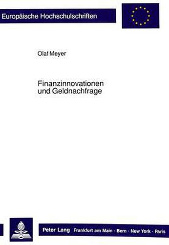 Cover image for Finanzinnovationen Und Geldnachfrage
