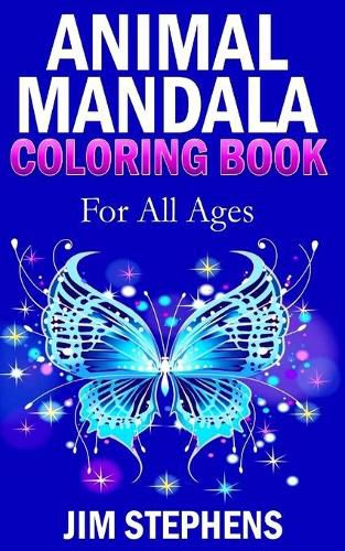 Cover image for Animal Mandala Coloring Book: For All Ages