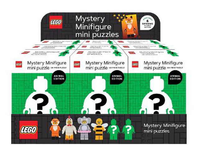 Cover image for LEGO Mystery Minifigure Puzzles 12 Copy CDU (GREEN: Animal Edition)