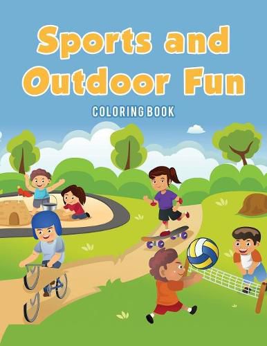 Cover image for Sports and Outdoor Fun Coloring Book