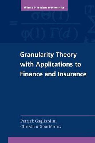 Cover image for Granularity Theory with Applications to Finance and Insurance