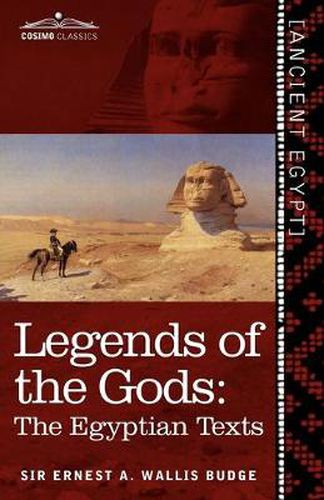 Cover image for Legends of the Gods: The Egyptian Texts