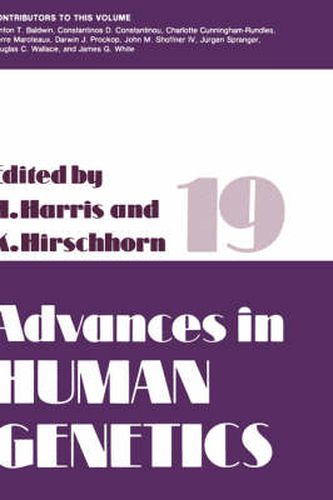 Cover image for Advances in Human Genetics