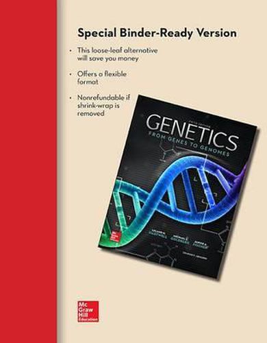 Cover image for Loose Leaf Genetics: From Genes to Genomes with Connect Plus Access Card
