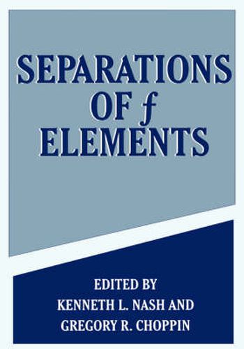 Separations of f Elements