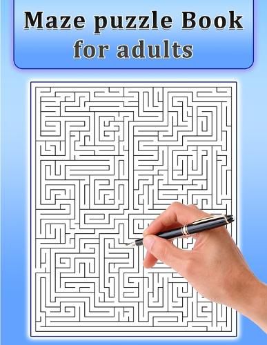 Cover image for Maze Puzzle Book for Adults