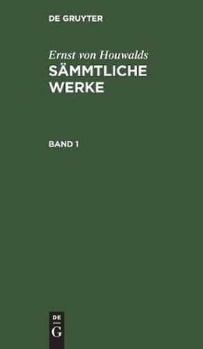 Cover image for Sammtliche Werke