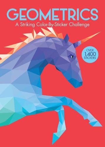 Cover image for Geometrics: A Striking Color-By-Sticker Challenge