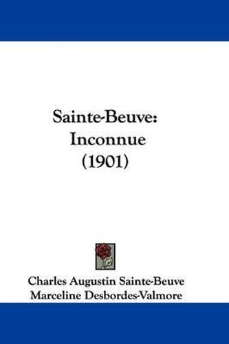 Sainte-Beuve: Inconnue (1901)