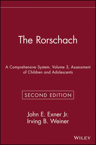 Cover image for The Rorschach: A Comprehensive System