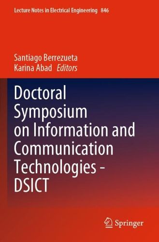 Cover image for Doctoral Symposium on Information and Communication Technologies - DSICT