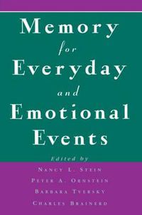 Cover image for Memory for Everyday and Emotional Events