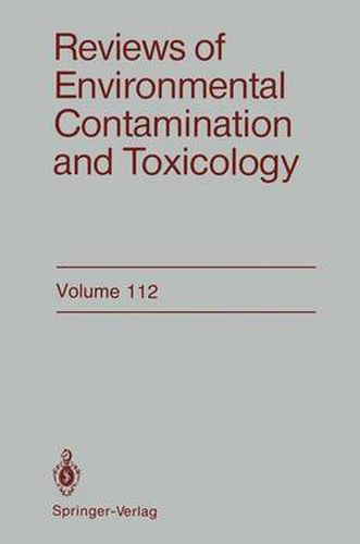 Cover image for Reviews of Environmental Contamination and Toxicology: Continuation of Residue Reviews