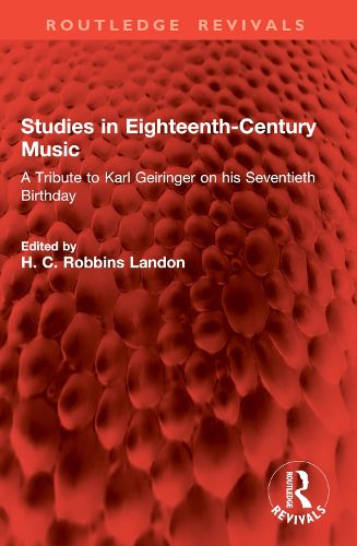 Cover image for Studies in Eighteenth-Century Music