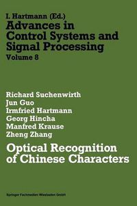 Cover image for Optical Recognition of Chinese Characters