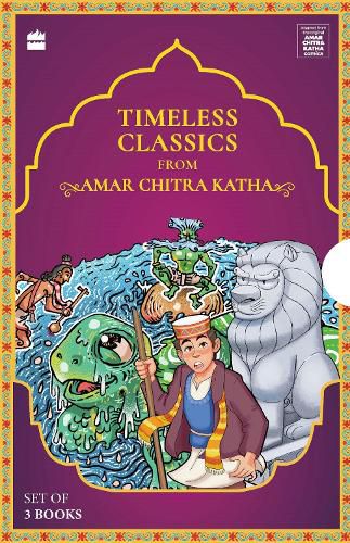 Cover image for Timeless Classics From Amar Chitra Katha (Set of 3 Books)