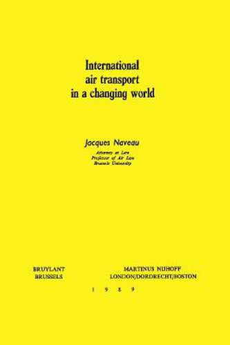 Cover image for International Air Transport in a Changing World