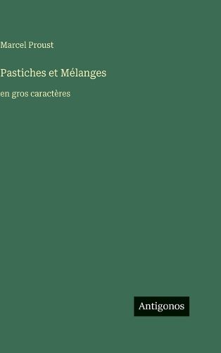 Cover image for Pastiches et Melanges