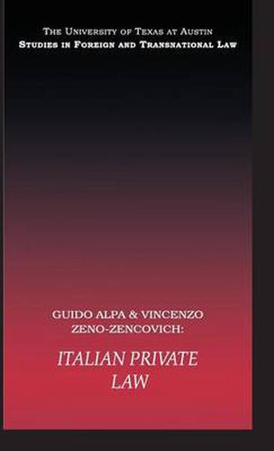 Cover image for Italian Private Law