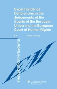 Cover image for Expert Evidence Deficiencies in the Judgments of the Courts of the European Union and the European Court of Human Rights