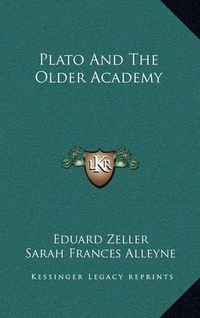 Cover image for Plato and the Older Academy