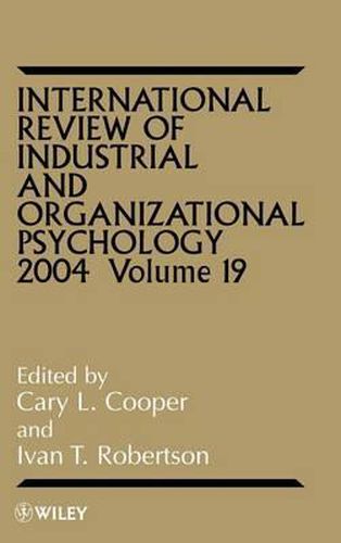 International Review of Industrial and Organizational Psychology