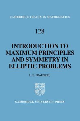 Cover image for An Introduction to Maximum Principles and Symmetry in Elliptic Problems