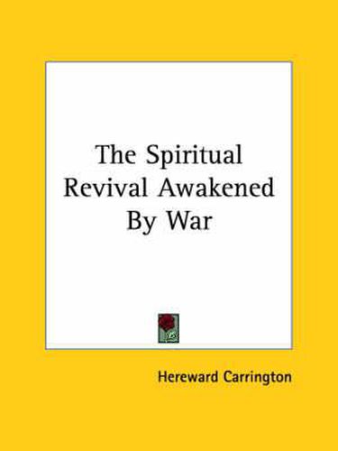 Cover image for The Spiritual Revival Awakened by War