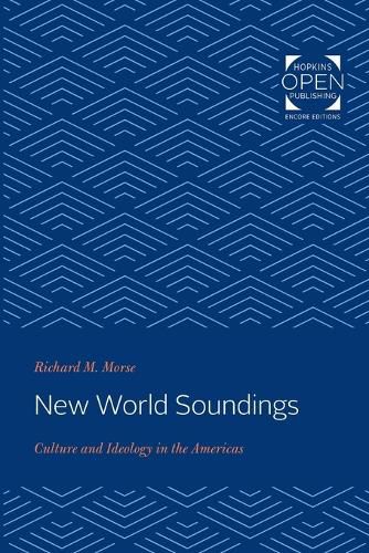 Cover image for New World Soundings: Culture and Ideology in the Americas