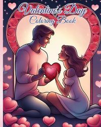 Cover image for Valentine's Day Adult Coloring Book