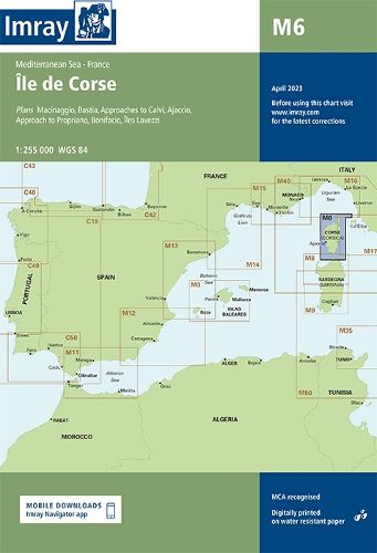 Cover image for Imray Chart M6: Ile de Corse
